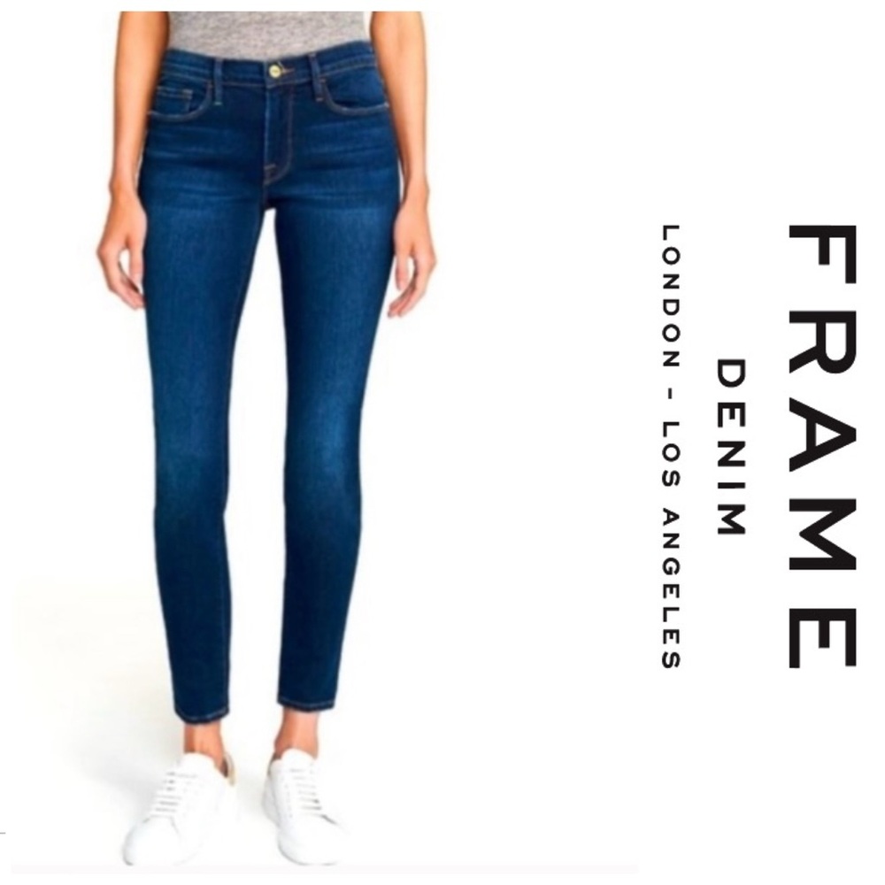 FRAME Cobbert Le Skinny De Jeanne Crop Size 30 LIKE NEW